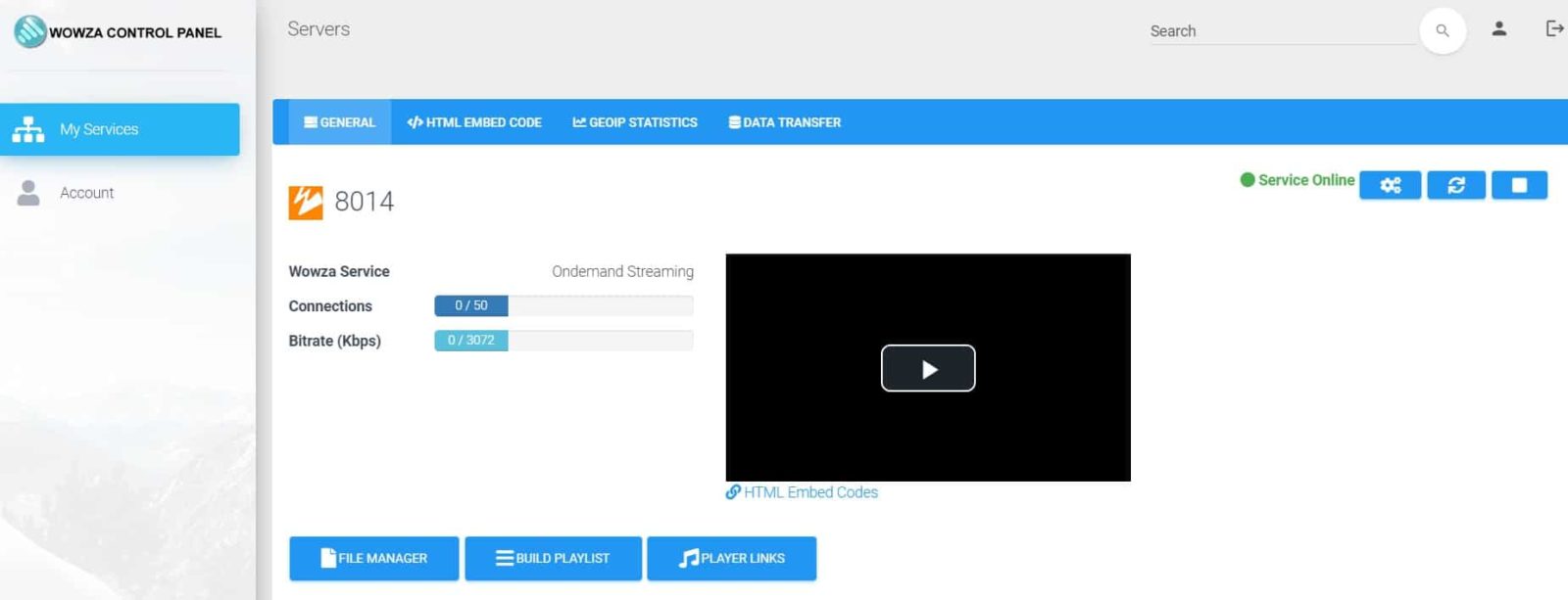Video On-Demand Streaming with our RTMP